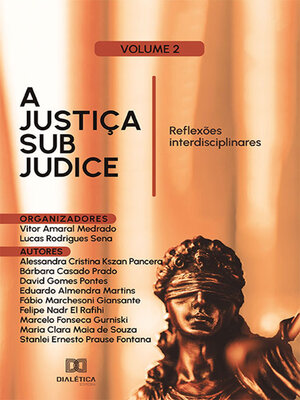 cover image of A Justiça sub judice